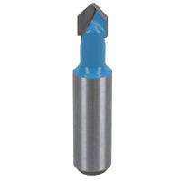 3 Pack TCT V Groover Router Cutter Cutting Bit 9.5mm D 90 Degree 1/2" Shank