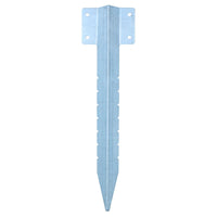 Garden Single Sleeper Straight Support Spike Stake Galvanised 440mm