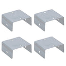 Fence Panel Clip 50mm Galvanised Steel Bracket Holder Trellis Post Support
