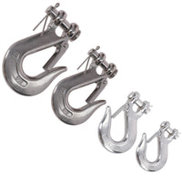 6mm – 12mm Clevis Sling Slip Hook with Safety Catch Stainless Steel Lifting Chain