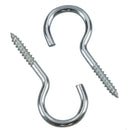 Screw Hook Fasteners Hangers Zinc Coated Finish 16mm Dia 50mm length