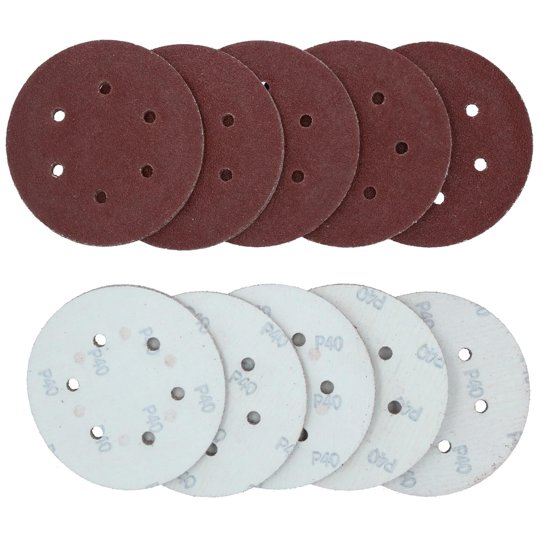 Hook/Loop Sanding Abrasive Discs Orbital DA Palm Sander 50PK 150mm P40 AT370