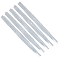 Galvanised Log Roll Pin 450mm Wooden Border Edging Garden Lawn Yard