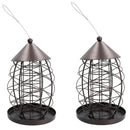 2PK Lantern Bird Feeder FatBall Holder Hanging Feeding Station Wild Birds