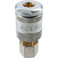 PCL 60 Series Female Coupler 3/8" BSP Female Thread & Male Air Fitting Adaptor