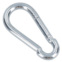 Carabiner Hook Clip Snap Hook Spring Loaded 5mm x 50mm 50kg Capacity