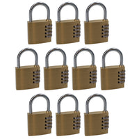 50mm Brass Combination Padlock Lock Security Shed Garage Door Luggage