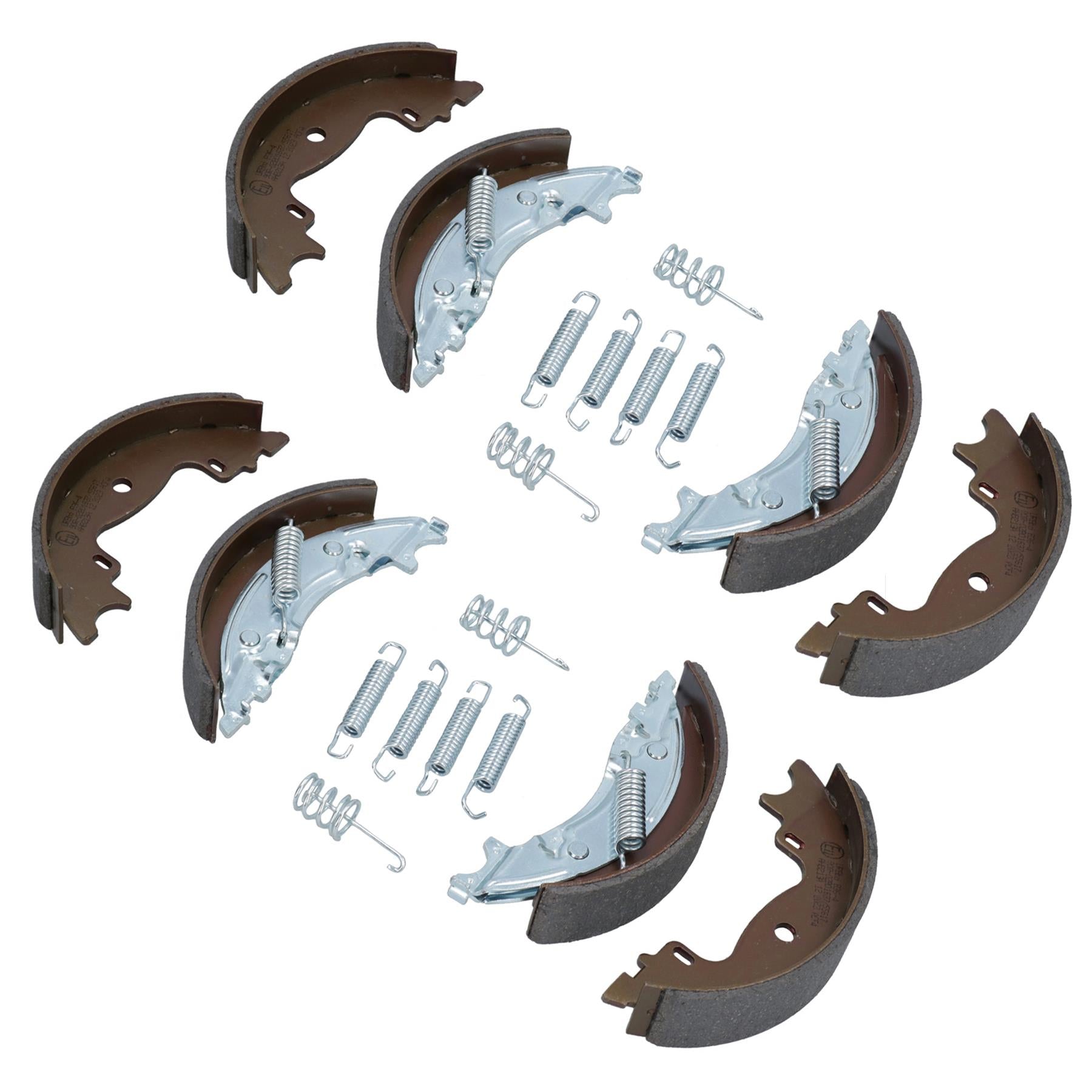 160 x 35mm KNOTT Brian James Type Trailer Brake Shoes for 4 x Brake Drums