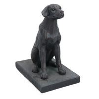 Dog Bookends Labrador Ornament Figurine Cast Iron Book Ends Stand Holder