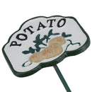 Vegetable Signs Markers Labels Cast Iron Plant Plaque Garden Yard Allotment