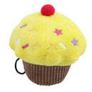 Yellow Vanilla Scented Cupcake Plush Dog Play Toy With Squeak Dog Puppy Gift