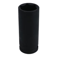 23mm 1/2" Drive Double deep Metric Impacted Impact Socket Single Hex 6 Sided