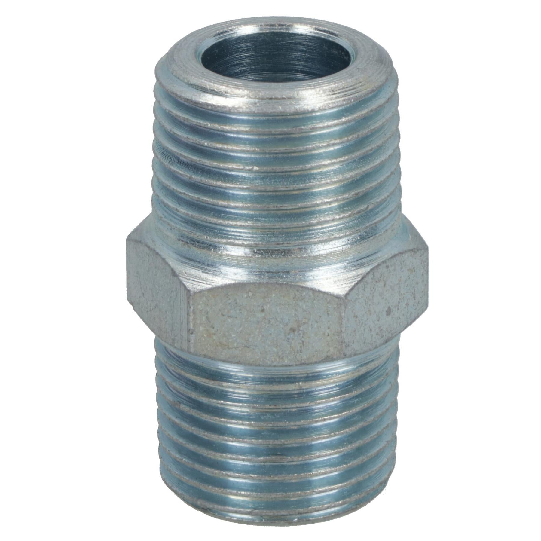 3/8" BSP Male to Male Air Line Hose Compressor Fitting Union 2 PACK FT048