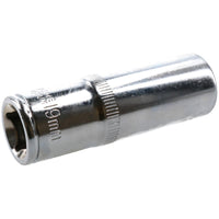 19mm Double Deep 78mm Socket 1/2" Drive Metric 6 Point Chrome Vanadium Steel