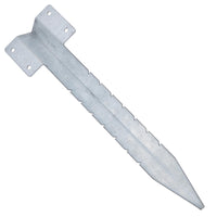 Garden Single Sleeper Straight Support Spike Stake Galvanised 440mm