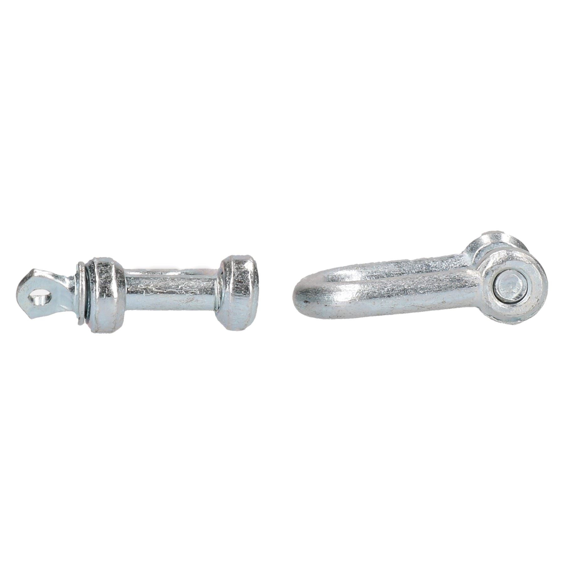 6mm Galvanised Dee D Shackle 2 Pack Chandlery Marine Rigging Shackle