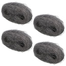 100 g Drahtwolle, Stahldraht, Mini-Wollpads für Rost und Feinschliff (4er-Pack) TE359