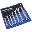 Metric Brake Gas Fuel Pipe Flare Nut Spanner Wrench 8mm – 24mm 7pc Set