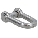 Countersunk Pin Dee Shackle 12mm Hex Socket Rigging Link Stainless Steel 316