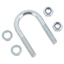 M8 Round Bend U Bolt 27mm x 53mm Width x Length Pipe Clamp Fixing