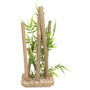 2 Aquatic Aquarium Decor Bamboo Stick Medium Fish Tank Ornaments 9x11x25cm