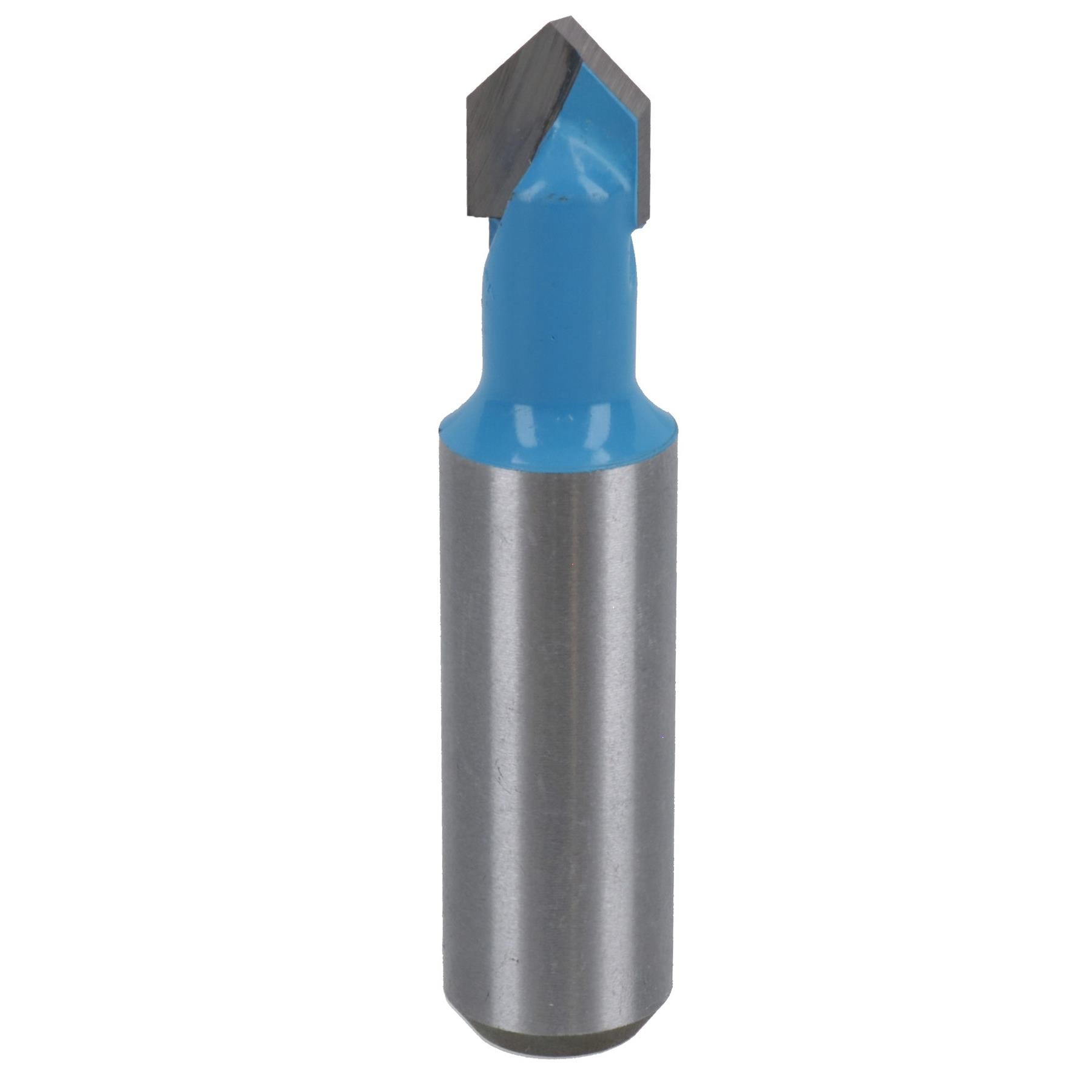 TCT V Groove Router Cutter Cutting Bit 9.5mm D 90 Degree Angle 1/2" Shank