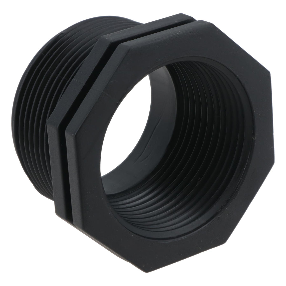 Polypropylene PP 1-1/2in – 1-1/4in Female – Male Pipe Threaded Reducing Bush