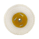 Coarse Sisal Fast Cut Buffing Polishing Mop 4" x 2" 4 Section 1st Stage Metal