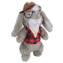 Plush Dandy Dude Rabbit Dog Puppy Play Time Soft Toy With Squeaker