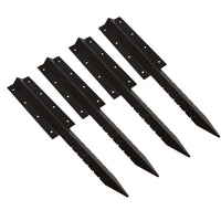 Garden Double Sleeper Straight Support Spike Stake Powder Coated 670mm