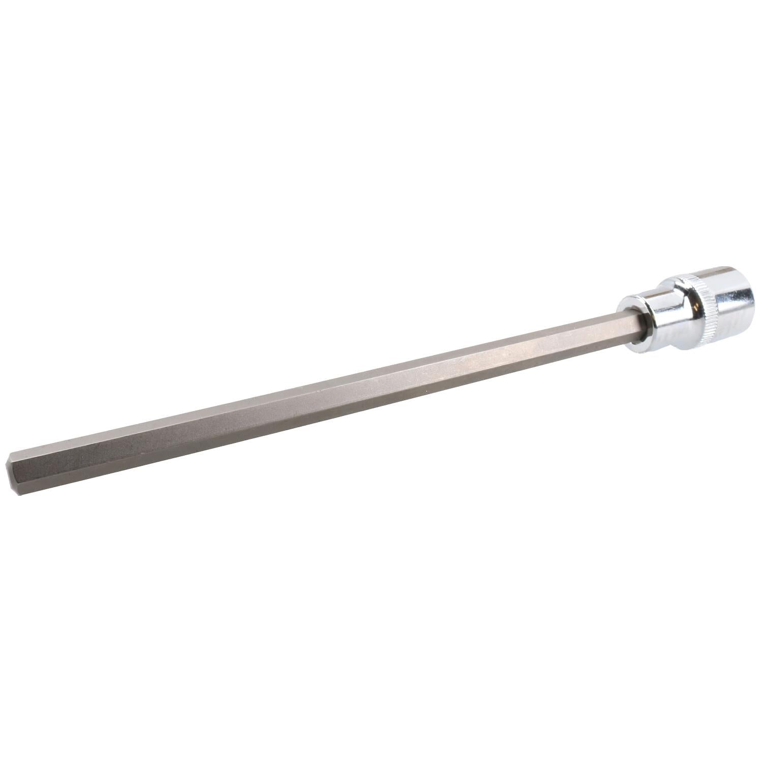 8mm Hex Allen Key Long Bit Internal Socket Metric 1/2" Drive 200mm Length Cr-V