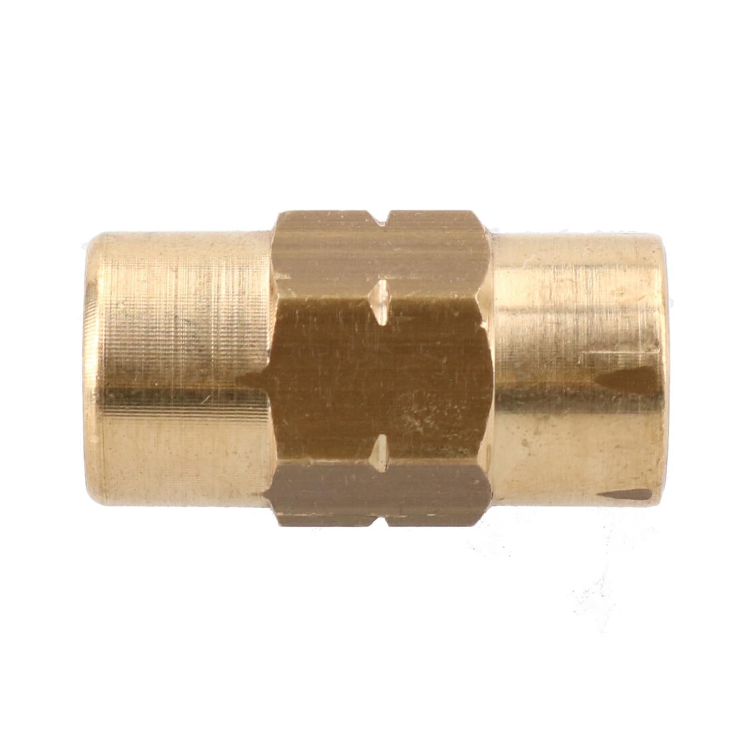 M10 x 1mm Brass Inline Brake Pipe Fitting Joiner Connector For 3/16” Pipe 5pc