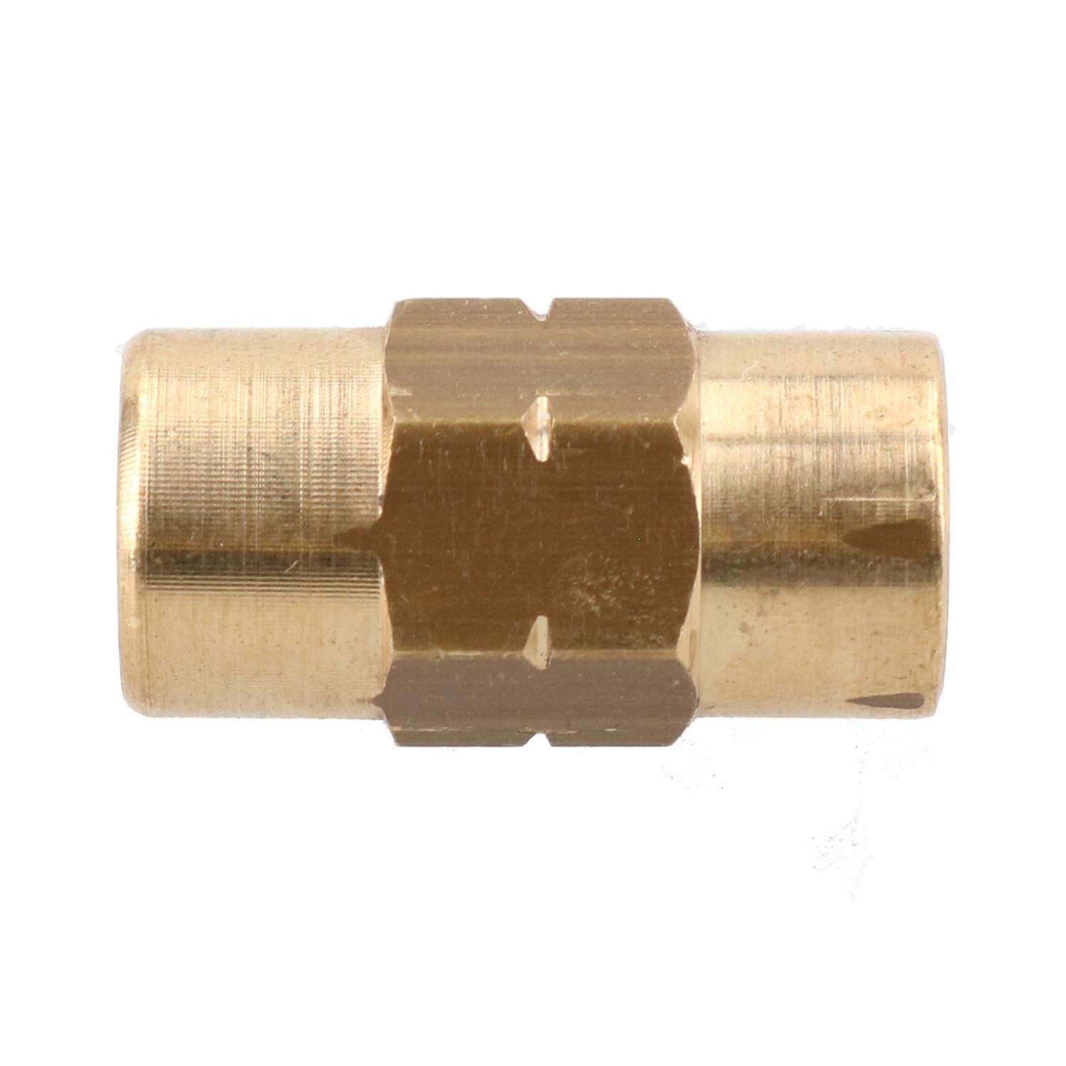 Brake Pipe Fitting M10 x 1mm Brass Inline Joiner Connector For 3/16” Pipe 5pc