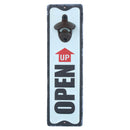 Open Up Bottle Opener Sign Gift Garage Door Shed Bar Hotel Pub Garden Yard