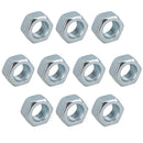M12 x 1.75mm Hex Full Nut Fastener Hexagonal Metric Nuts Grade 8 Zinc Plated
