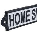 Home Sweet Home Cast Iron Sign Plaque Door Wall House Gate Post Yard Hall