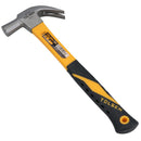 16oz Claw Hammer With Fibreglass Handle Rip Nail Pull Screw Remover Removal