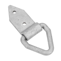 Galvanised Fold Over Tie Down Lashing Eye Rings Anchor Point Fastener Bolt On