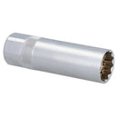 16mm Thin Wall Walled Magnetic Spark Plug Socket Remover 3/8in Drive 12PT