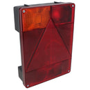 Pair Trailer Lights Radex for Ifor Williams & Indespension Lamp 5 Pin Plugs