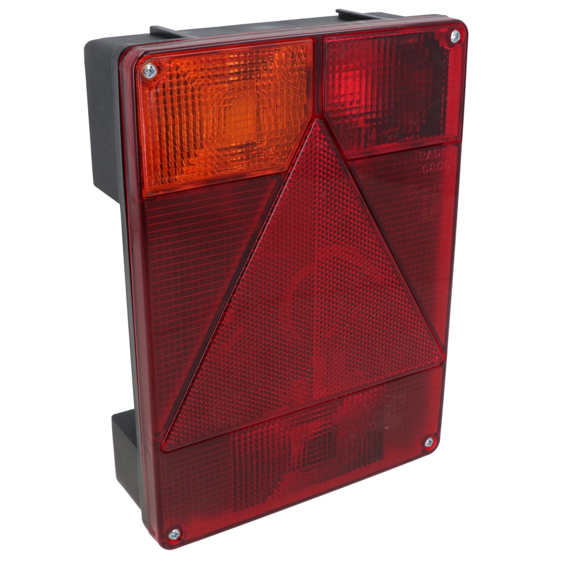Pair Trailer Lights Radex for Ifor Williams & Indespension Lamp 5 Pin Plugs