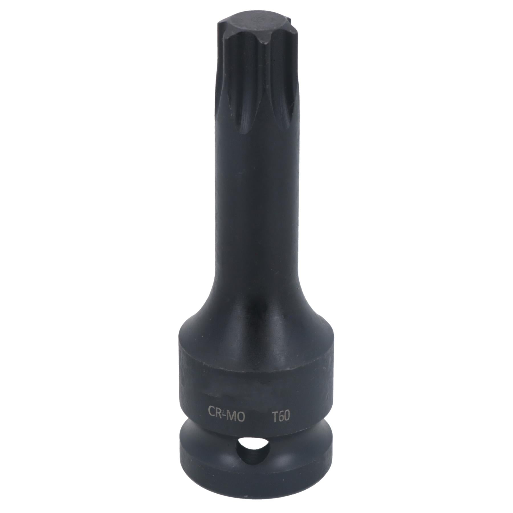 T60 Kurze (53 mm) + Lange (78 mm) Torx-Stern-Steckschlüsseleinsätze mit 1/2-Zoll-Antrieb