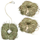 3Pk Small Animal Boredom Breaker Treat Rabbit Guinea Natural Alfalfa Hay Ring