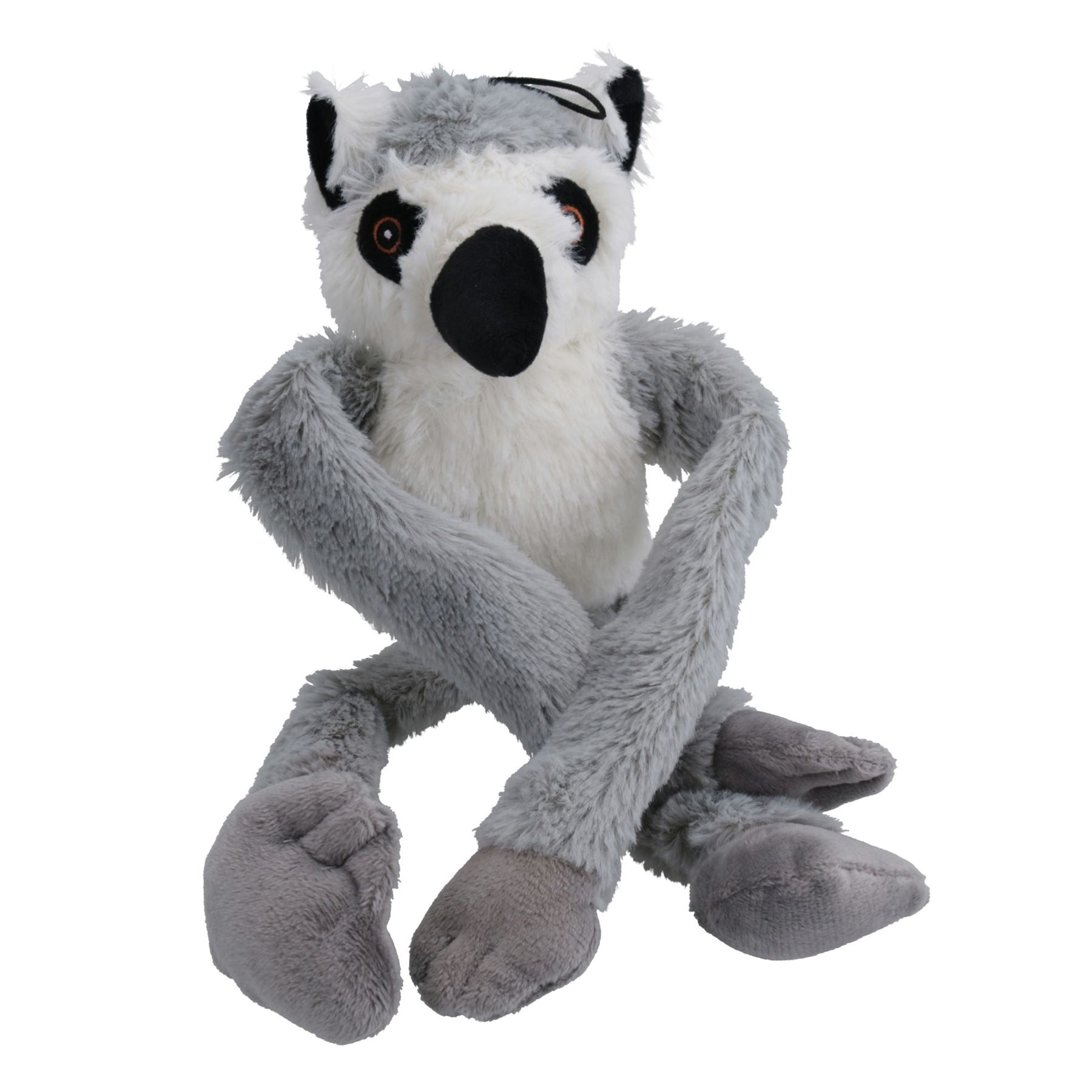 Swinger Lemur, weiches Plüsch, quietschendes Knisterspielzeug für Hunde, Spielspielzeug für Zuhause, Geschenk für Hunde