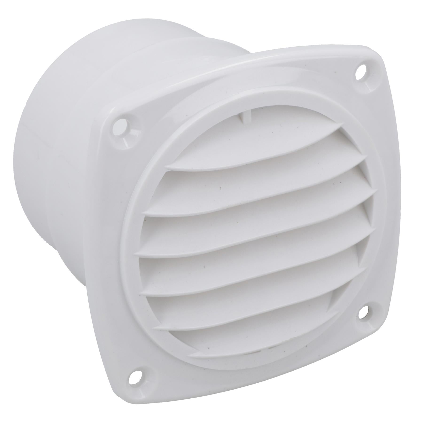 2,5" Kanal-Lamellen-Entlüftungsgitter, hochwertiger Ventilatorgrill für Boote, Wohnwagen und Wohnmobile