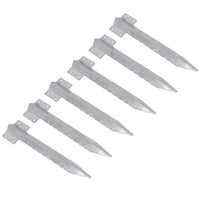 Garden Single Sleeper Straight Support Spike Stake Stainless Steel 440mm