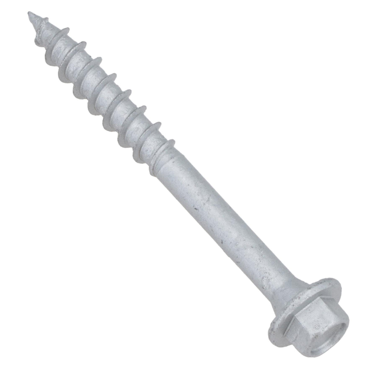 63mm Timber Sleeper Wood Screws For Railway Sleepers Hex Head Silver 30pc