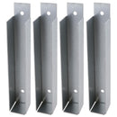 Gravel Board Clip 25mm x 150mm Fence Panel Holder Mounting Bracket