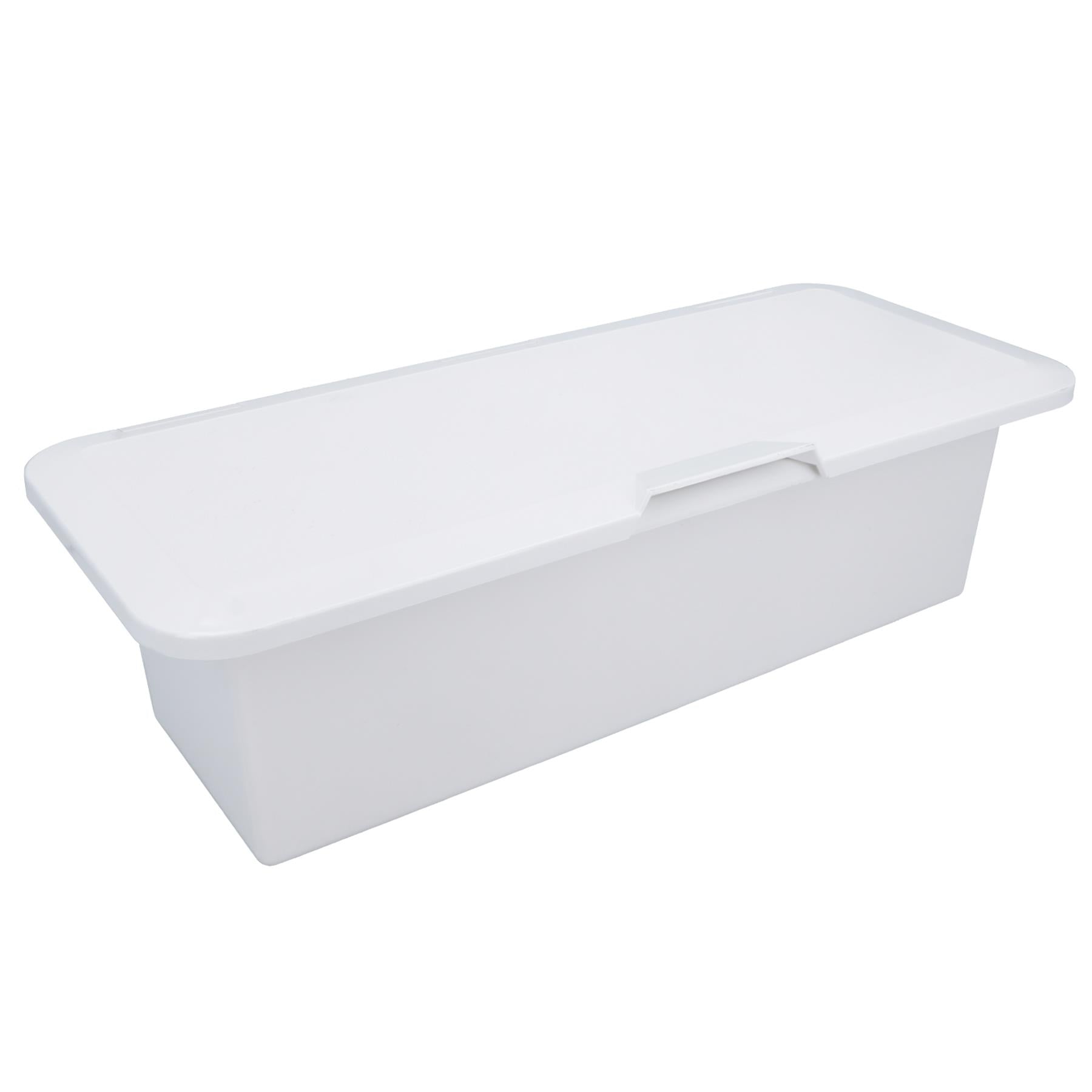 Aufklappbare Kunststoff-Aufbewahrungsbox für Decks, Schrankluke, 43 cm x 18 cm, für Boote und Wohnmobile