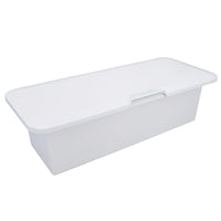 Aufklappbare Kunststoff-Aufbewahrungsbox für Decks, Schrankluke, 43 cm x 18 cm, für Boote und Wohnmobile